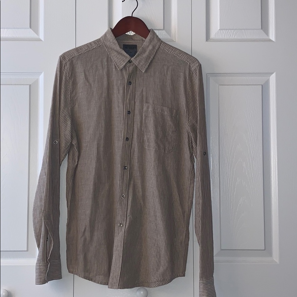 Joe’s Jean men’s linen button down